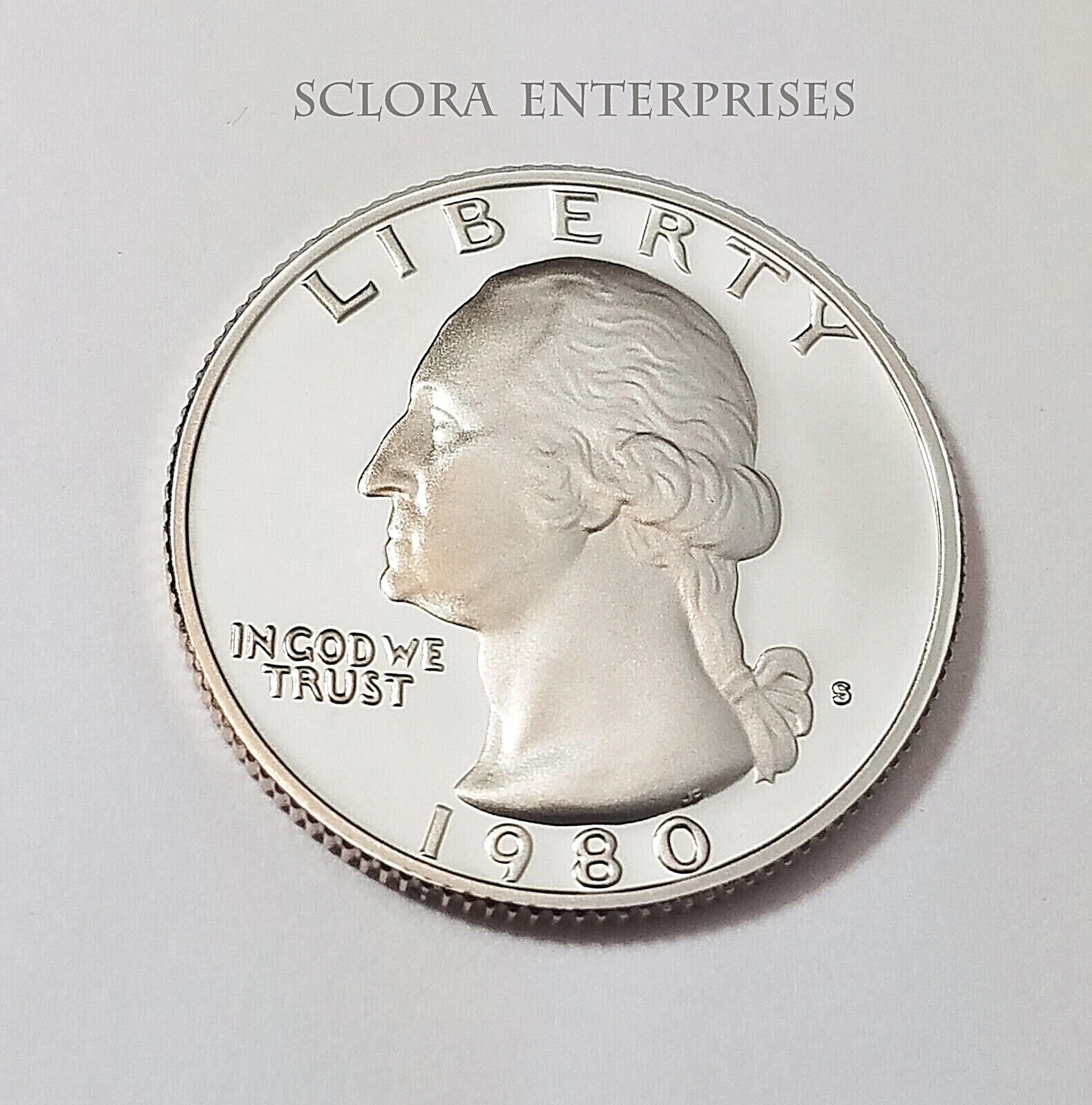 1980 S WASHINGTON *PROOF* QUARTER **FREE SHIPPING** 1980 S WASHINGTON *PROOF* QUARTER **FREE SHIPPING**