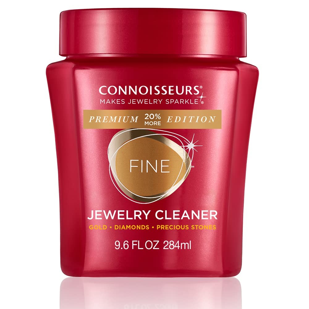 CONNOISSEURS Jewelry Dip Cleaner 9.6oz Silver Gold CONNOISSEURS Jewelry Dip Cleaner 9.6oz Silver Gold
