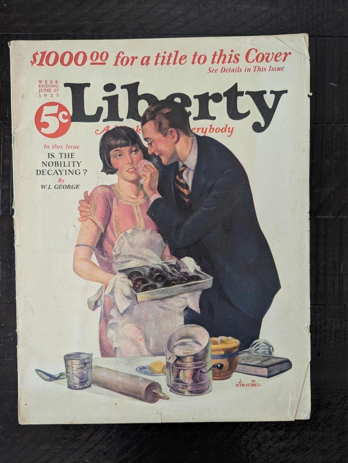 Vtg Liberty Magazine June 27 1925 Flapper Cover John Striebel Kodak Camera Ad Vtg Liberty Magazine June 27 1925 Flapper Cover John Striebel Kodak Camera Ad