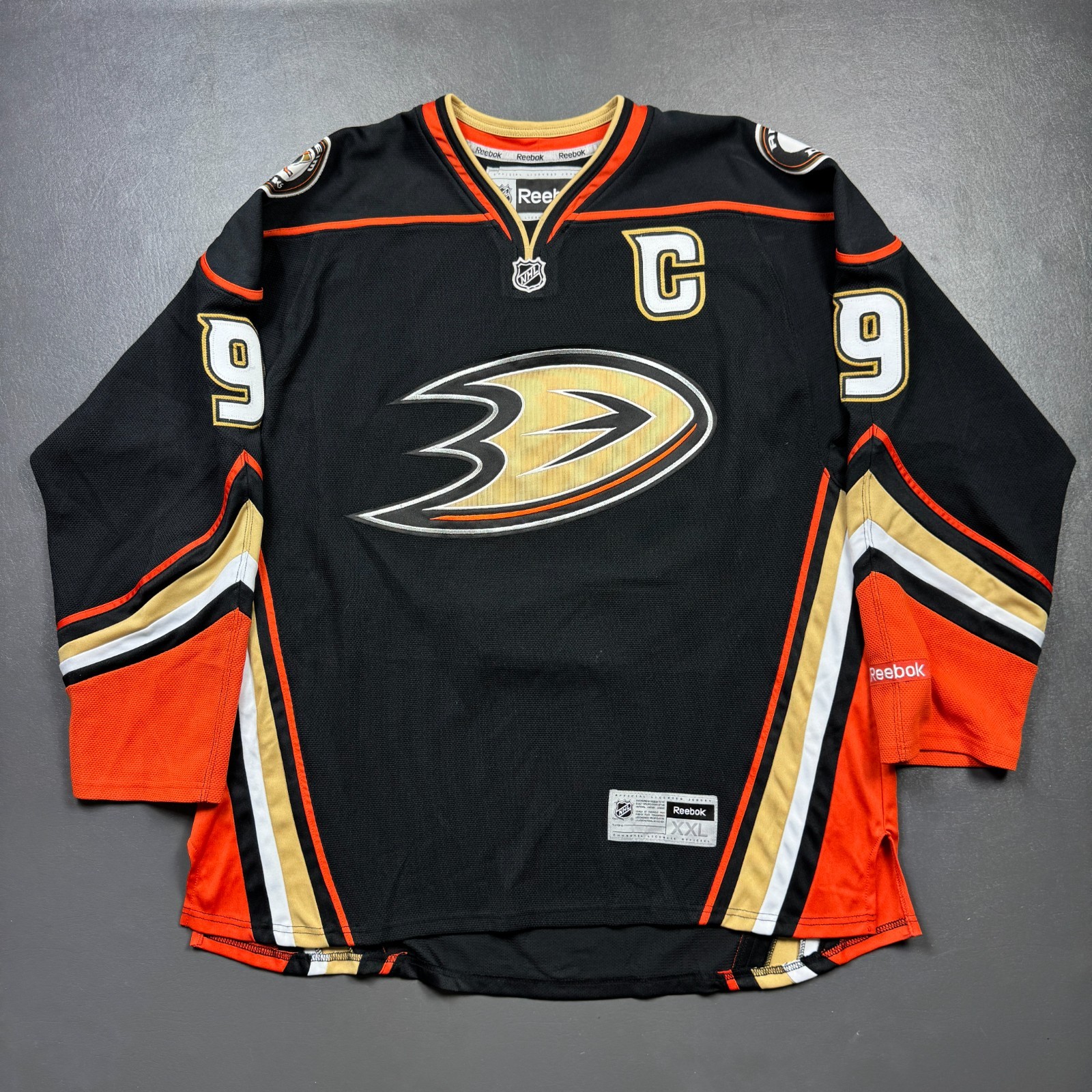 100% Authentic Paul Kariya Anaheim Ducks Reebok Jersey Size 2XL 52 Mens