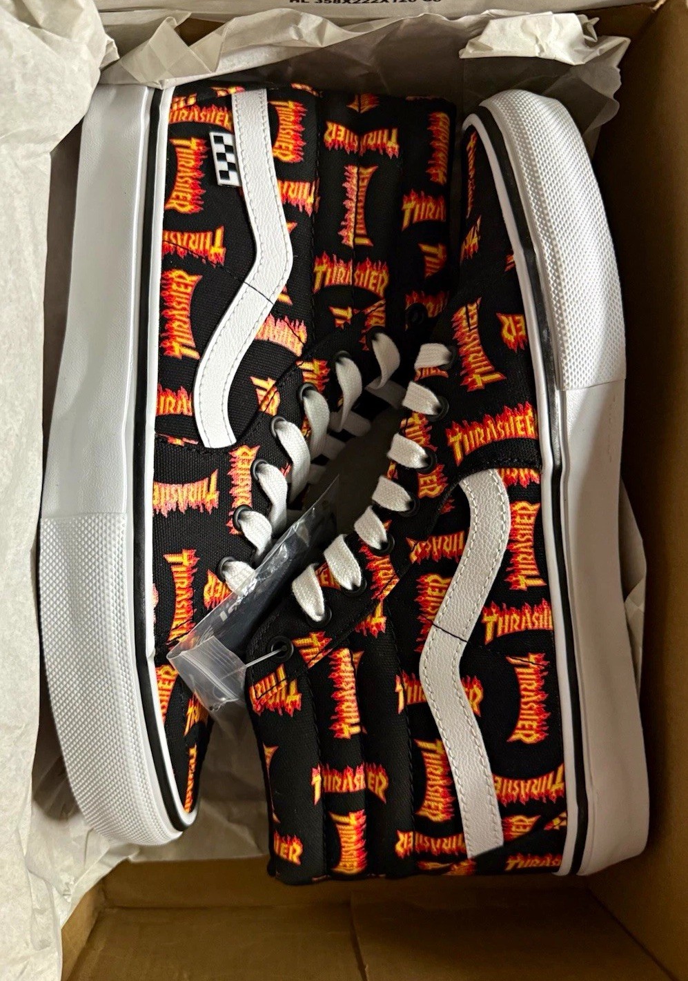 VANS Sk8-Hi x Thrasher Size 10.5