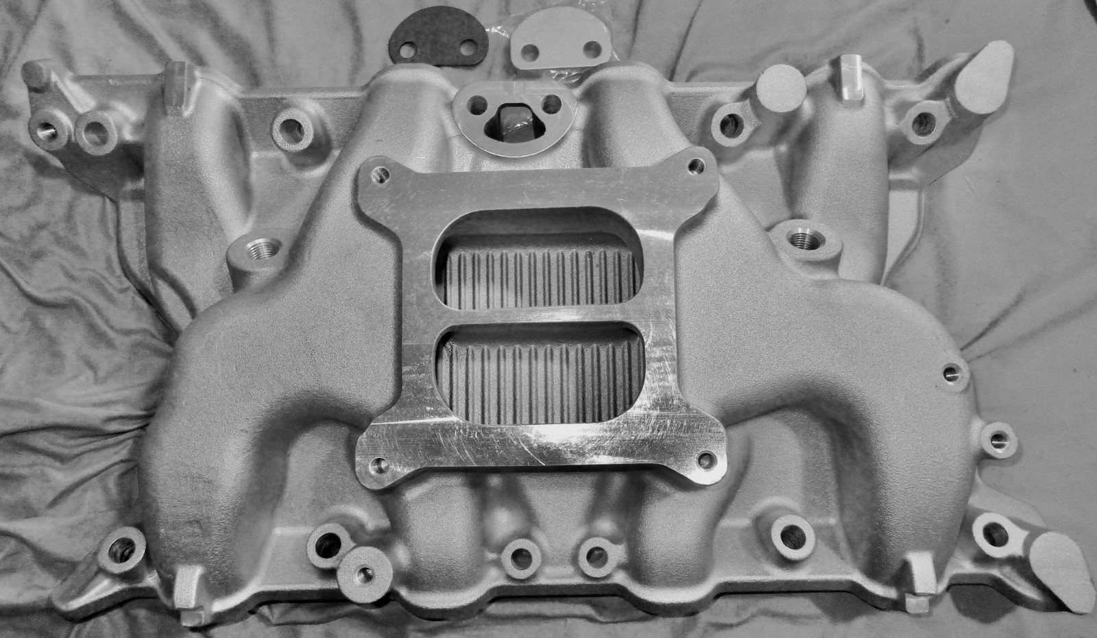 TSP Aluminum Dual Plane INTAKE MANIFOLD Ford 351C 351-2V Cleveland Mustang ETC