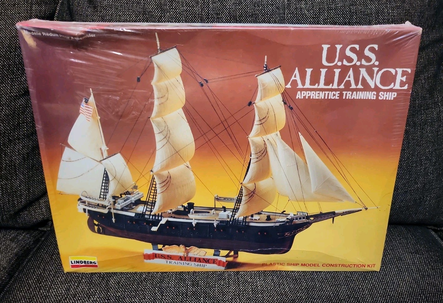 Lindberg U.S.S. Alliance Apprentice Training Ship Plastic Model Kit No. 70857 Lindberg U.S.S. Alliance Apprentice Training Ship Plastic Model Kit No. 70857