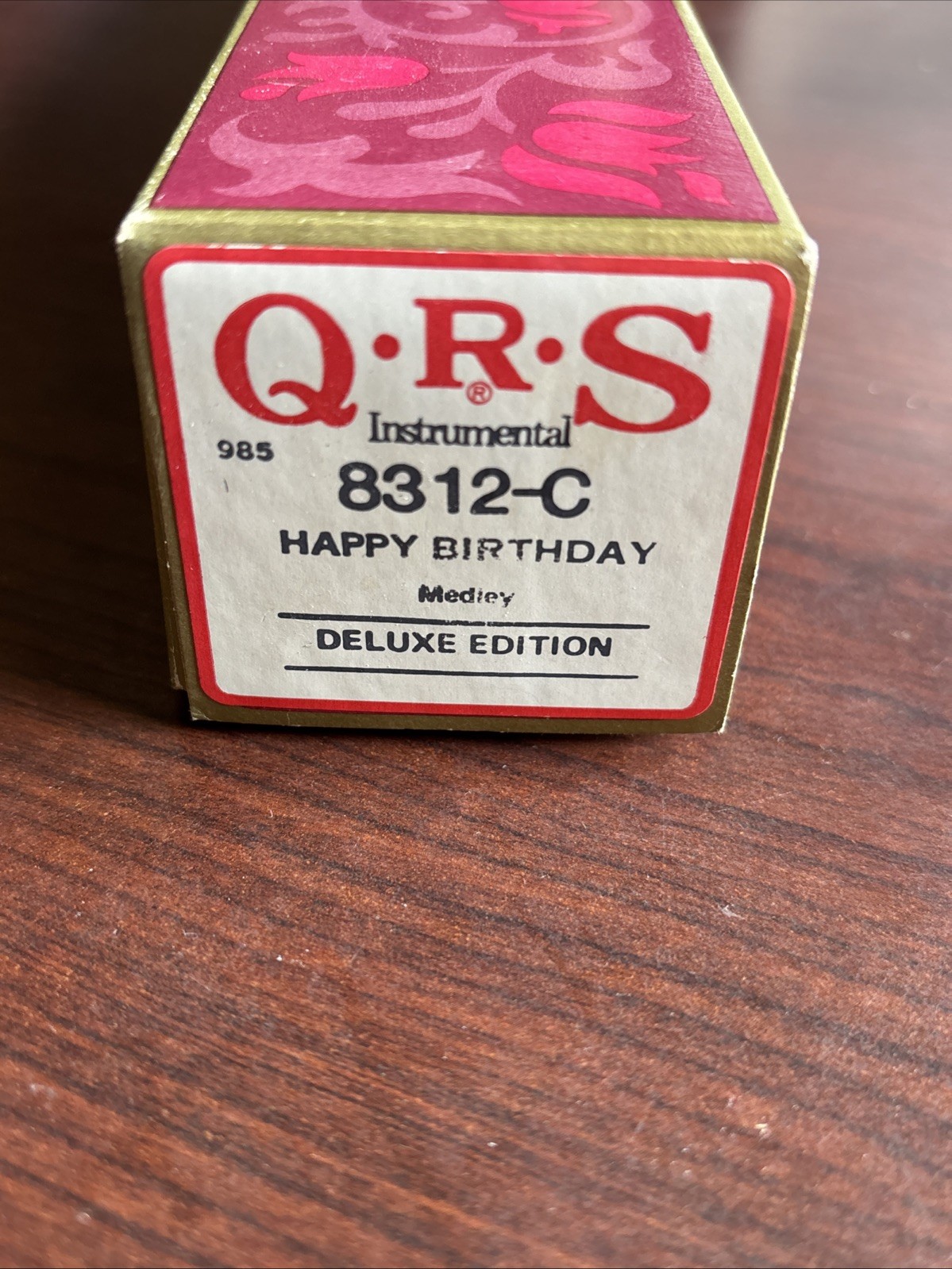 Happy Birthday Medley Vintage QRS Piano Roll Vintage QRS Word Roll Deluxe Ed