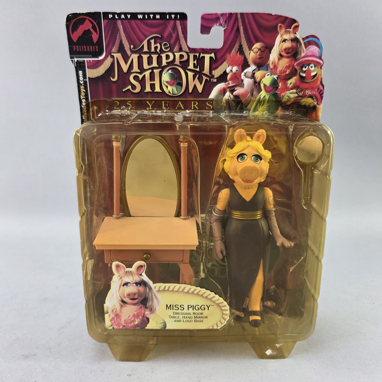 The Muppet Show 25 Years Miss Piggy Dressing Room Figure Palisades 2002