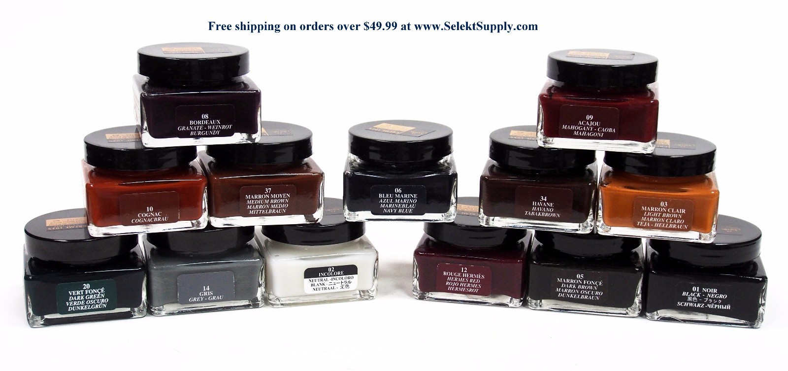 Saphir Medaille d\'Or Pommadier Shoe Cream - 19 Colors to Choose From