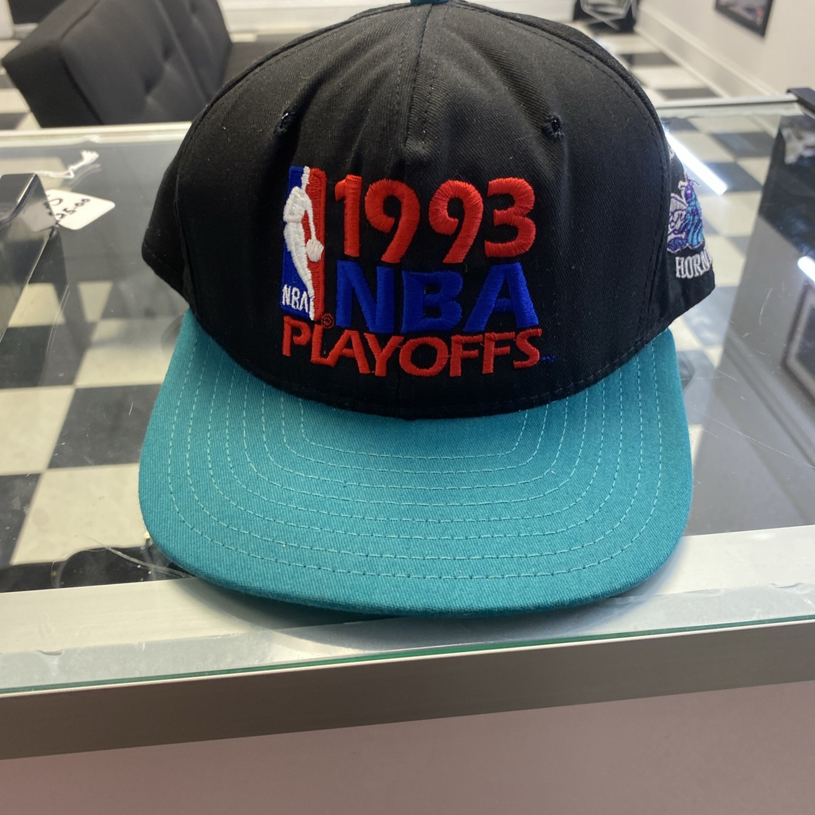 Charlotte Hornets 1993 NBA Playoffs Vintage Hat Charlotte Hornets 1993 NBA Playoffs Vintage Hat