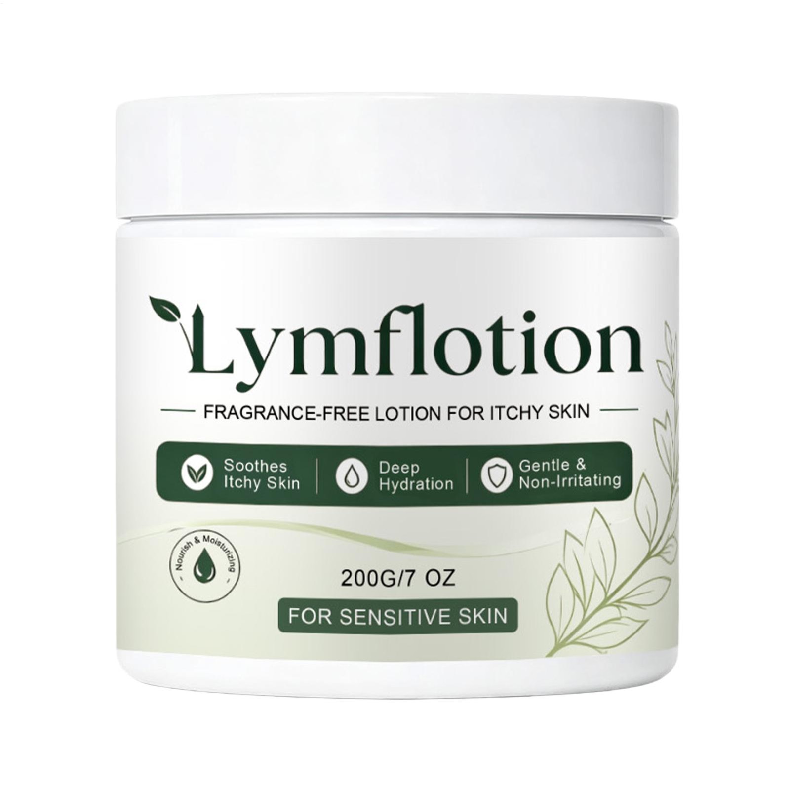 Lymphlotion Cream, Deep Repair Cream For Legs & Feet, Deep Hydration, 7oz