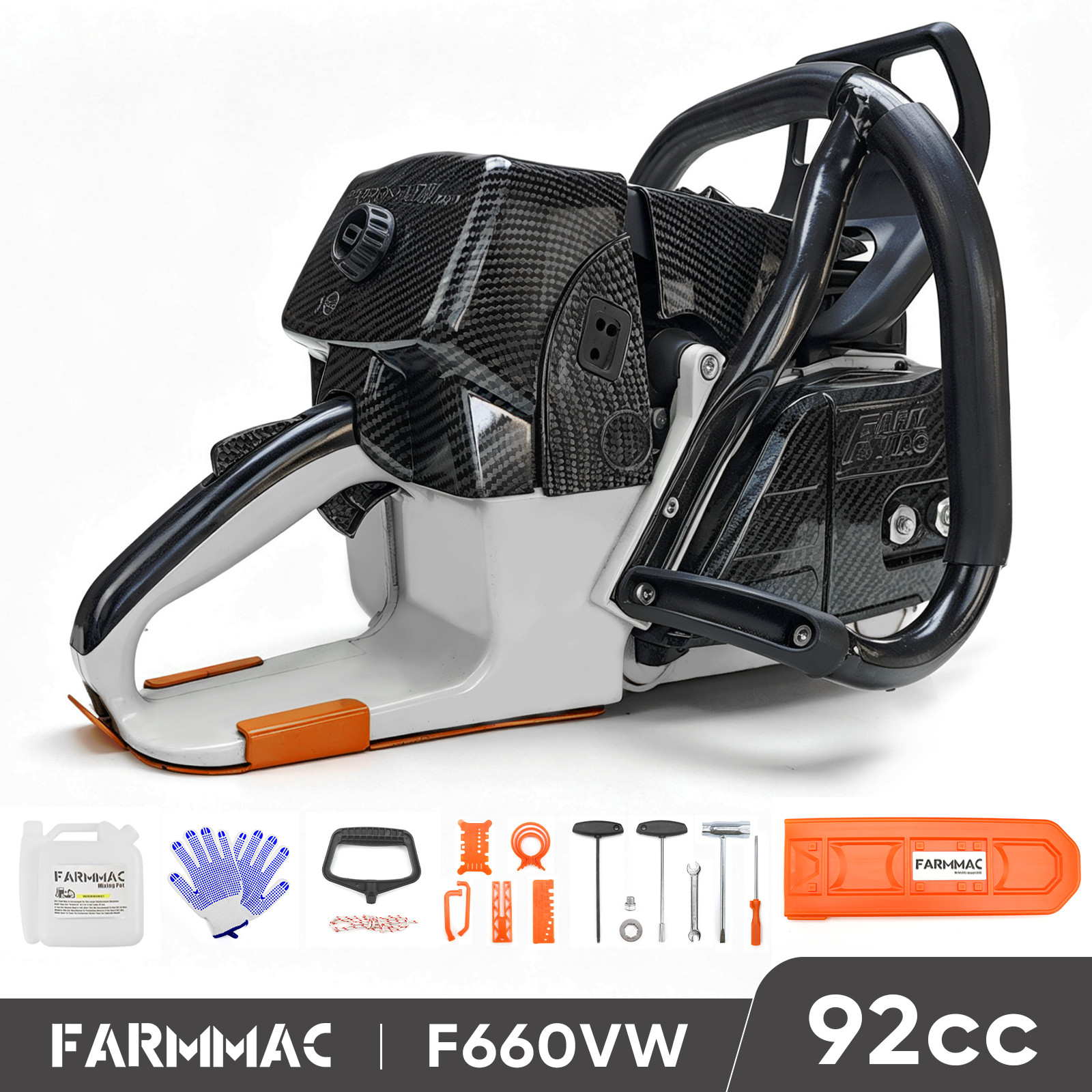 92cc Gasoline Chainsaw Power Head Compatible with Stihl MS660 G660 No Bar Chain