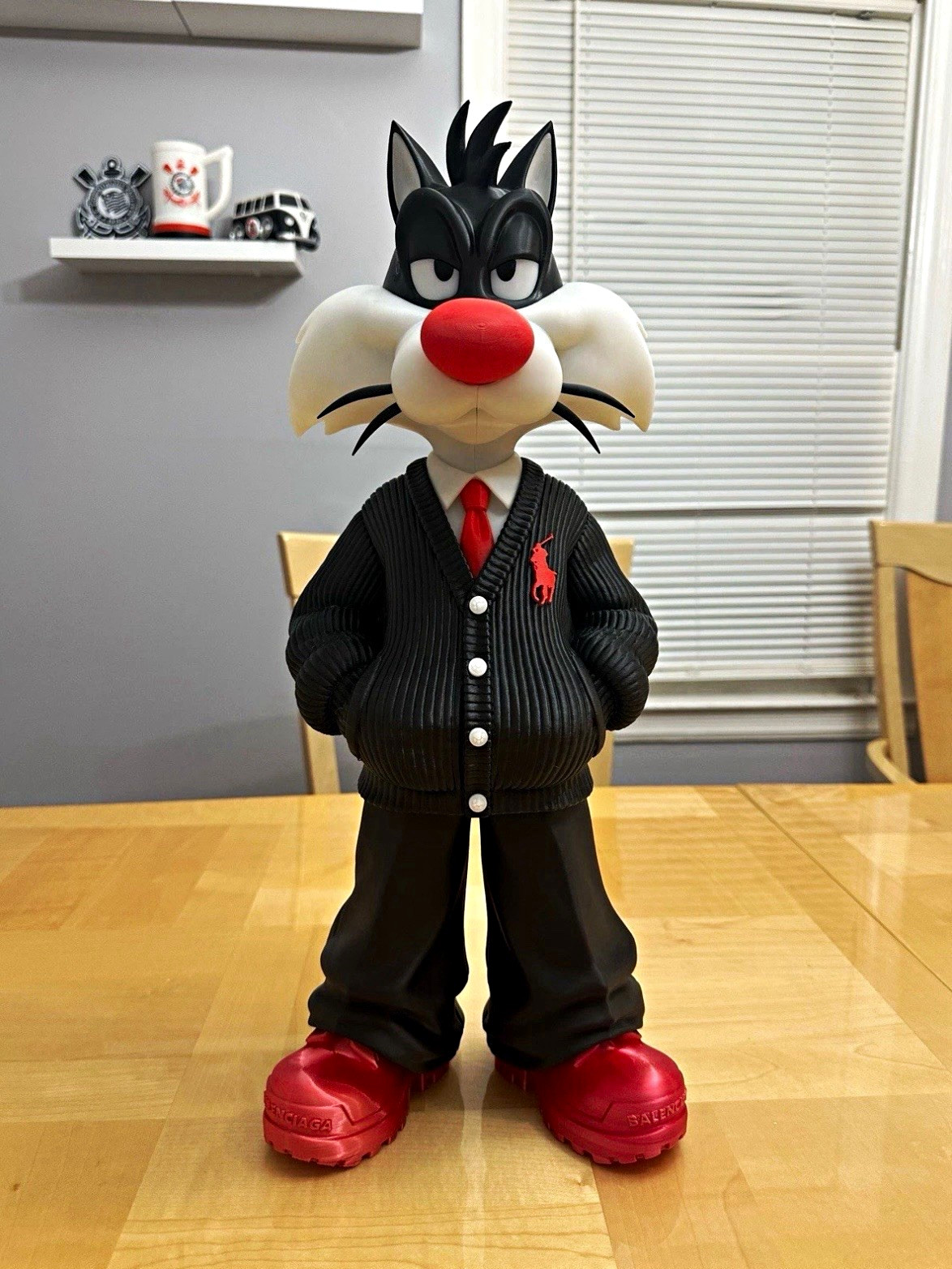 Sylvester Looney Tunes Figure Black Pinstripe Suit Sylvester Looney Tunes Figure Black Pinstripe Suit