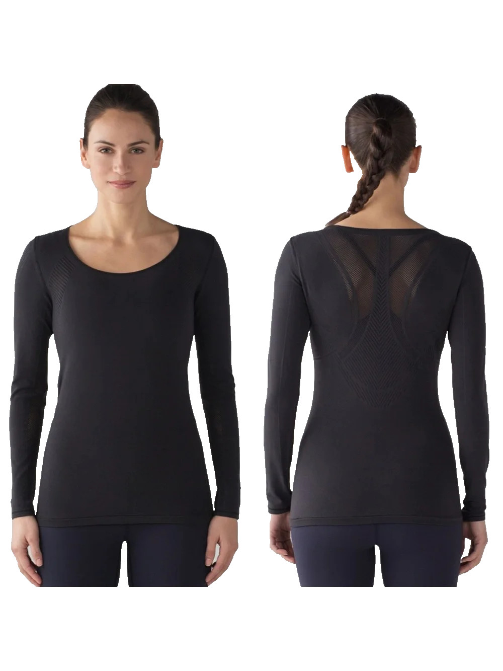 Lululemon Reveal Long Sleeve Black Size Small NWT Lululemon Reveal Long Sleeve Black Size Small NWT