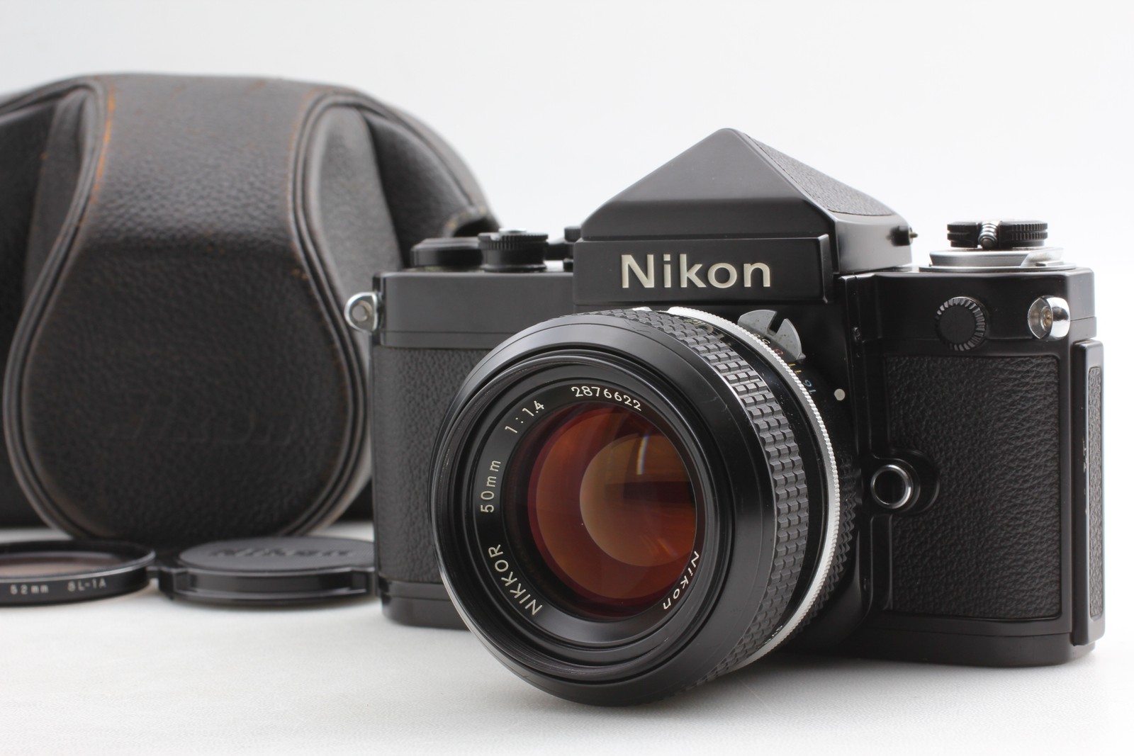 [N MINT w/Case] Nikon F2 Eye Level Black 50mm f1.4 35mm Film Camera & Lens Japan