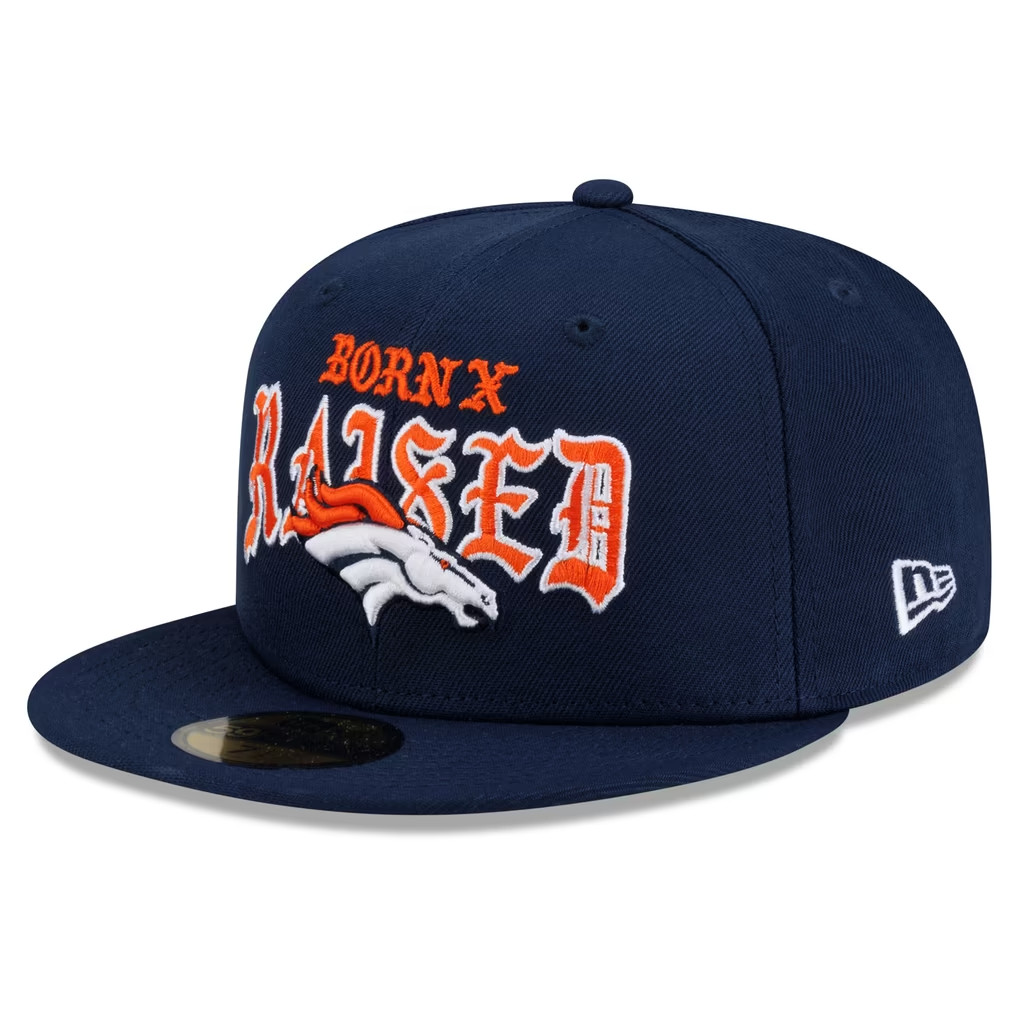 [BIG SALE] Denver Broncos New Era x Born x Raised 59FIFTY Hat Navy