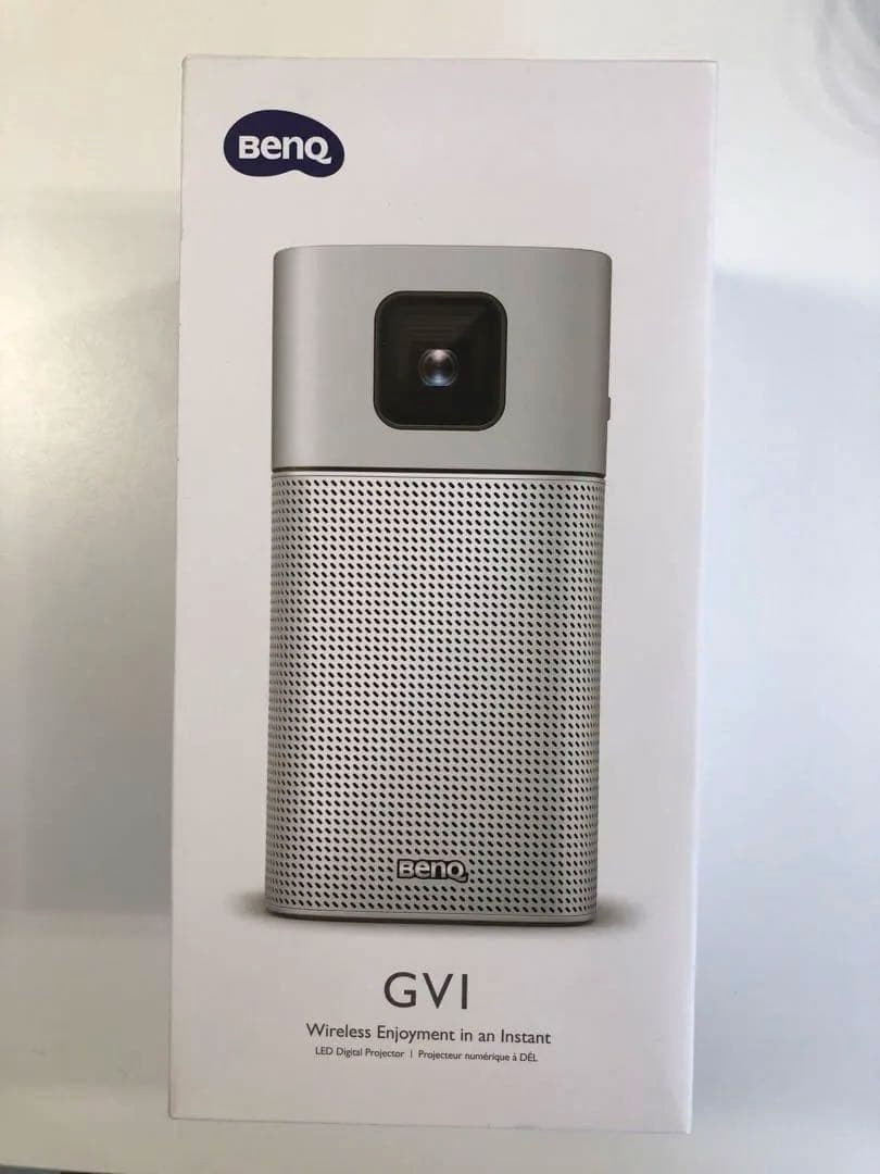 BenQ GV1 Portable Projector 200lm WVGA Wi-Fi Bluetooth USB-C Battery