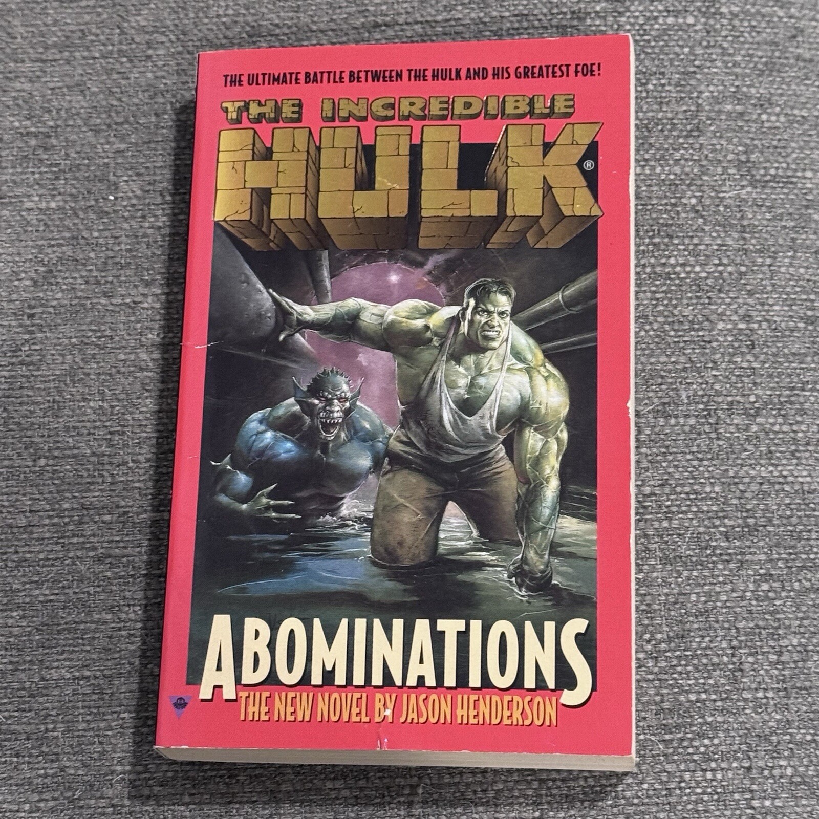 THE INCREDIBLE HULK: ABOMINATIONS Jason Henderson, Preiss 1997 1st ptg Paperback THE INCREDIBLE HULK: ABOMINATIONS Jason Henderson, Preiss 1997 1st ptg Paperback