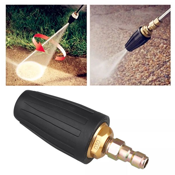 4.0GPM High Pressure Washer Rotating Turbo Nozzle Spray Tip 4000PSI 1/4