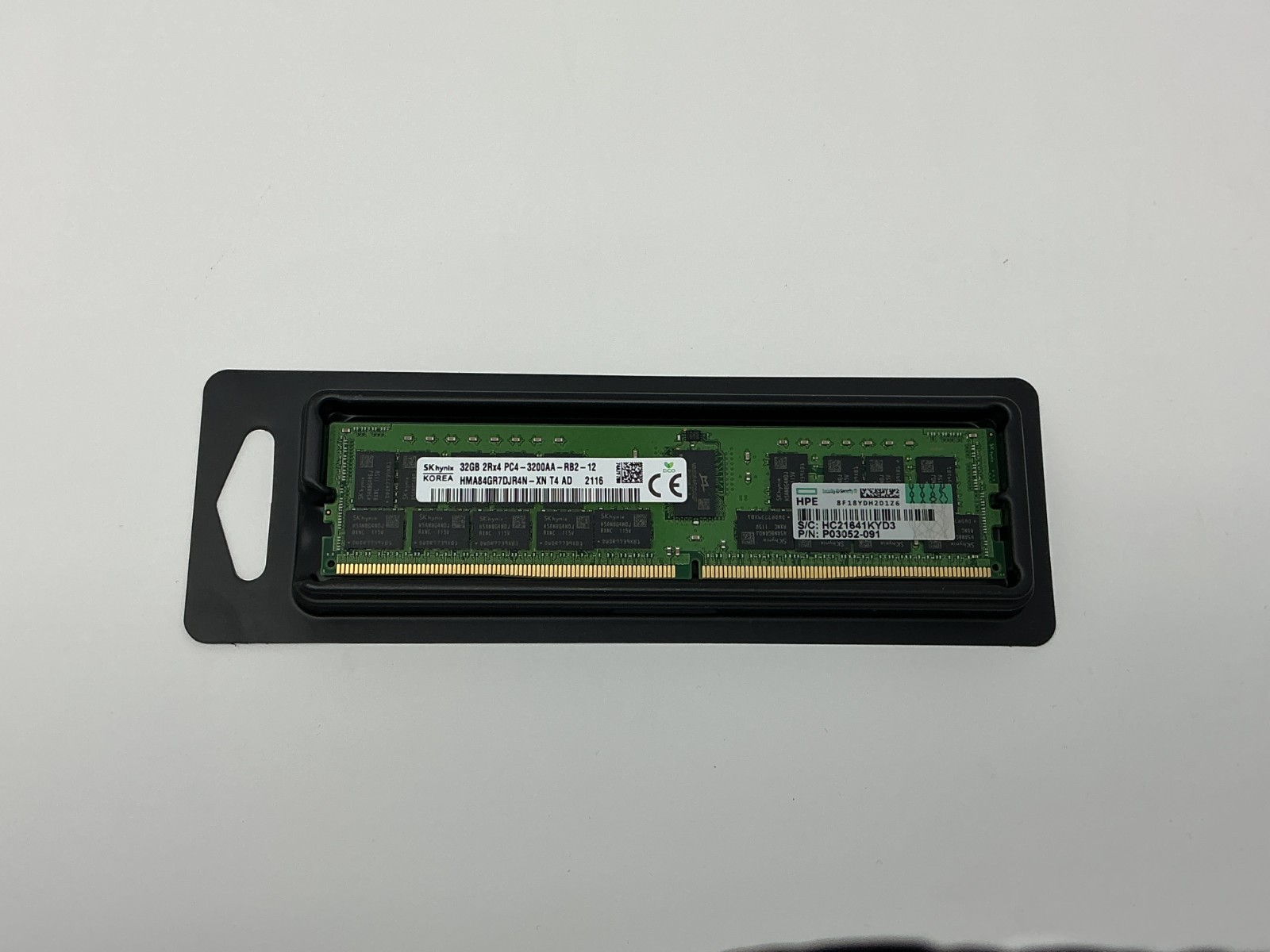 P03052-091 HPE 32GB 2Rx4 PC4-2933Y-R DDR4 Server Memory P00924-B21
