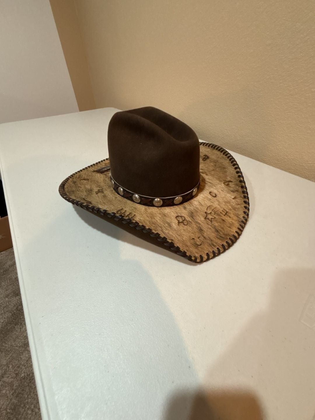 Rodeo King Cowboy Hat Brown 7X Beaver Quality