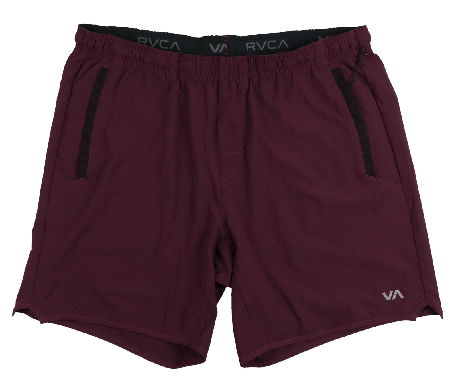 RVCA Sport Yogger IV Shorts sz L Large Plum Burgundy V201TRYS