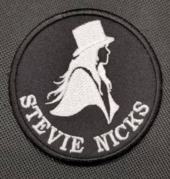 Stevie Nicks Embroidered Rock Music Patch approx 3\