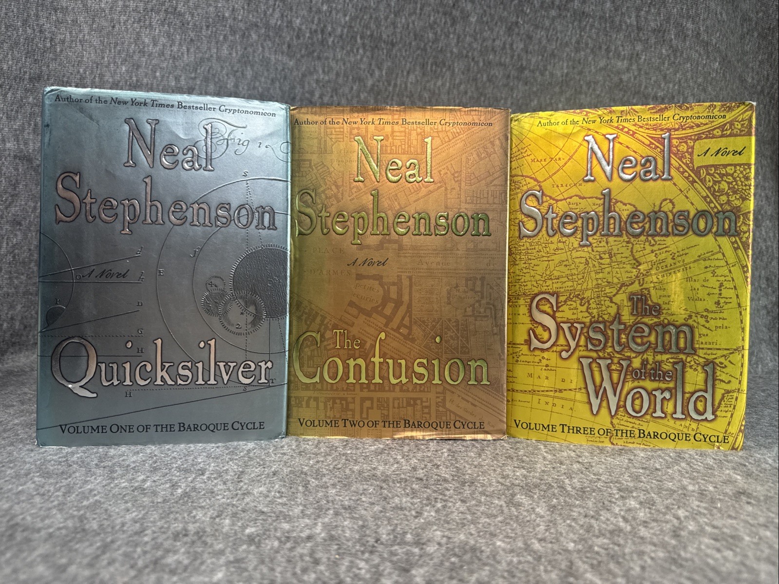 Neal Stephenson Baroque Cycle Quicksilver Confusion System HC 1st Edition Print