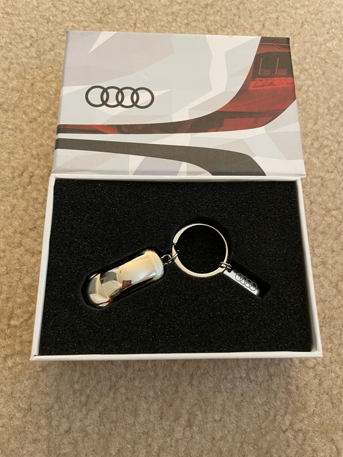 New Audi Sport Metal Keyring