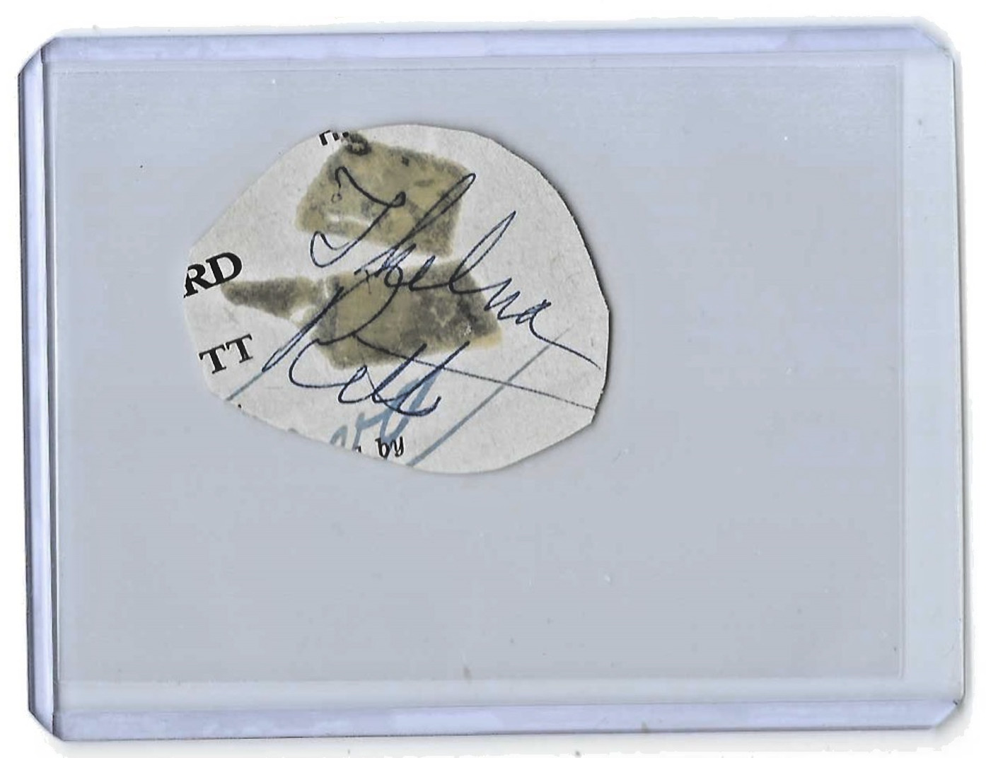 RARE Thelma Ritter Signed Autograph Book Cut 1.75 RARE Thelma Ritter Signed Autograph Book Cut 1.75