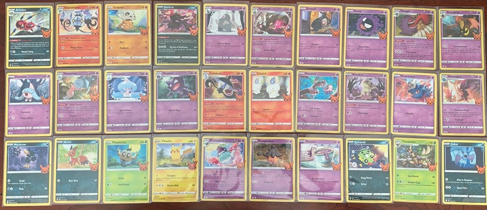 2022/2023/2024 POKEMON TCG Trick or Trade Halloween FULL (30) Sets + BONUS PACK
