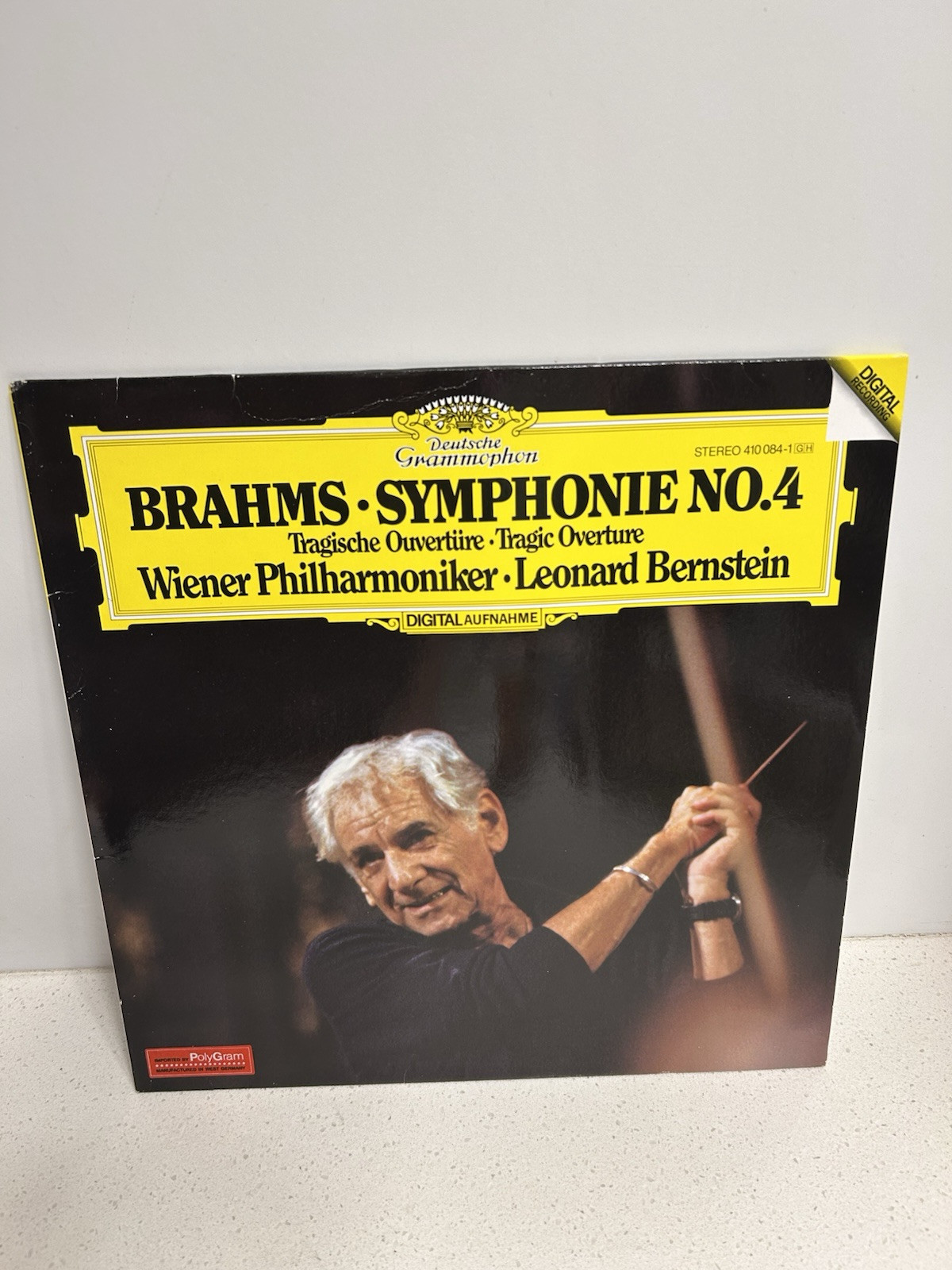 Brahms: Wiener Philharmoniker  Leonard Bernstein Symphonie No. 4 LP Vinyl Album