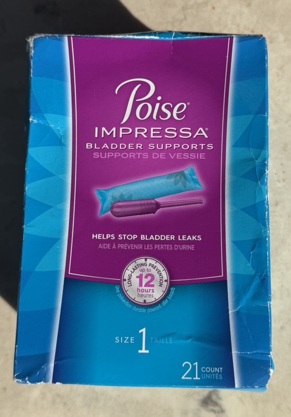 Poise Impressa Bladder Support Tampons, Size 1, 21 Count, 2027 *FREE SHIPPING * Poise Impressa Bladder Support Tampons, Size 1, 21 Count, 2027 *FREE SHIPPING *
