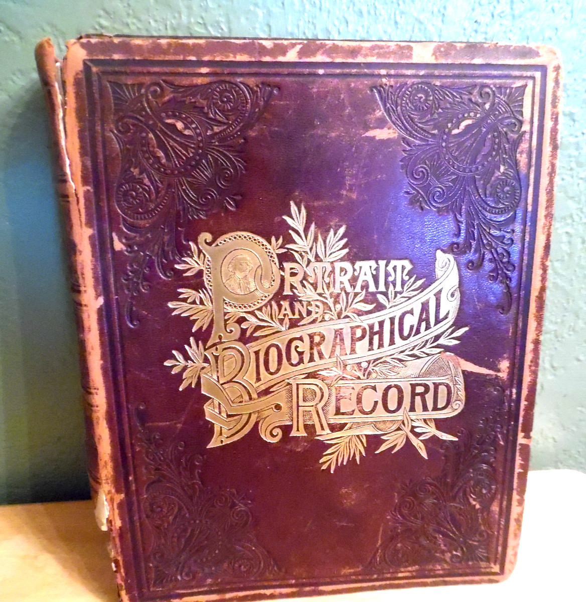 ANTQ 1894 HRDCVR PORTRAIT AND BIOGRAPHICAL RECORD OF DUPAGE & COOK COUNTIES ILL ANTQ 1894 HRDCVR PORTRAIT AND BIOGRAPHICAL RECORD OF DUPAGE & COOK COUNTIES ILL
