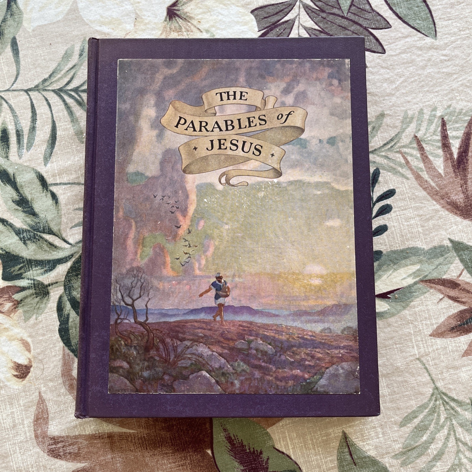 Vintage 1931 THE PARABLES OF JESUS/ S. Parkes Cadman/ N. C. Wyeth/HC Very Good