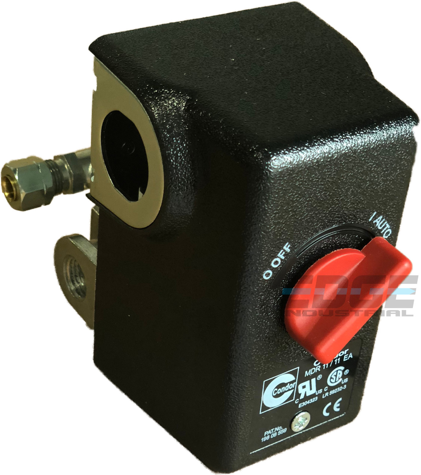 HEAVY DUTY CONDOR USA PRESSURE SWITCH, 26AMP, 11KC2E, 140/175 PSI,4 PORT 1/4