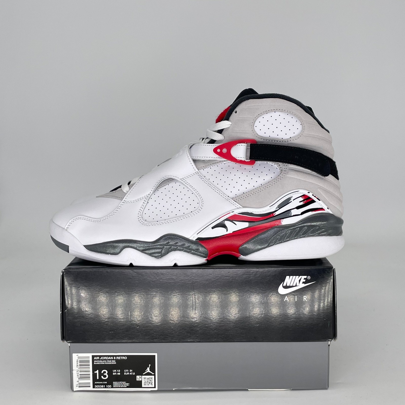 Size 13M/14.5W - Jordan 8 Retro Aqua (2025) 305381-006