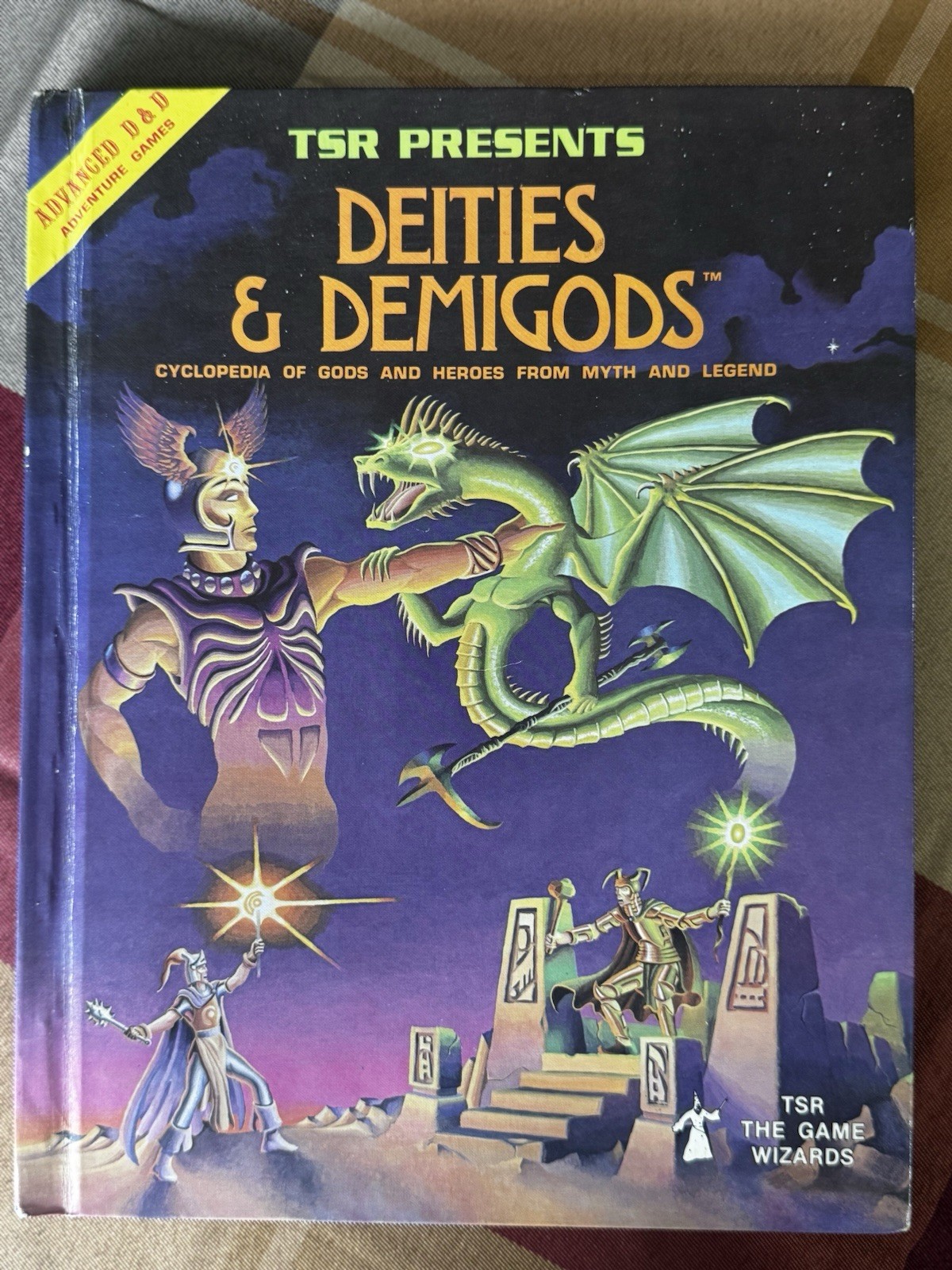 1980 TSR Deities & Demigods AD&D Dungeons and Dragons Hardcover TSR1200 1980 TSR Deities & Demigods AD&D Dungeons and Dragons Hardcover TSR1200
