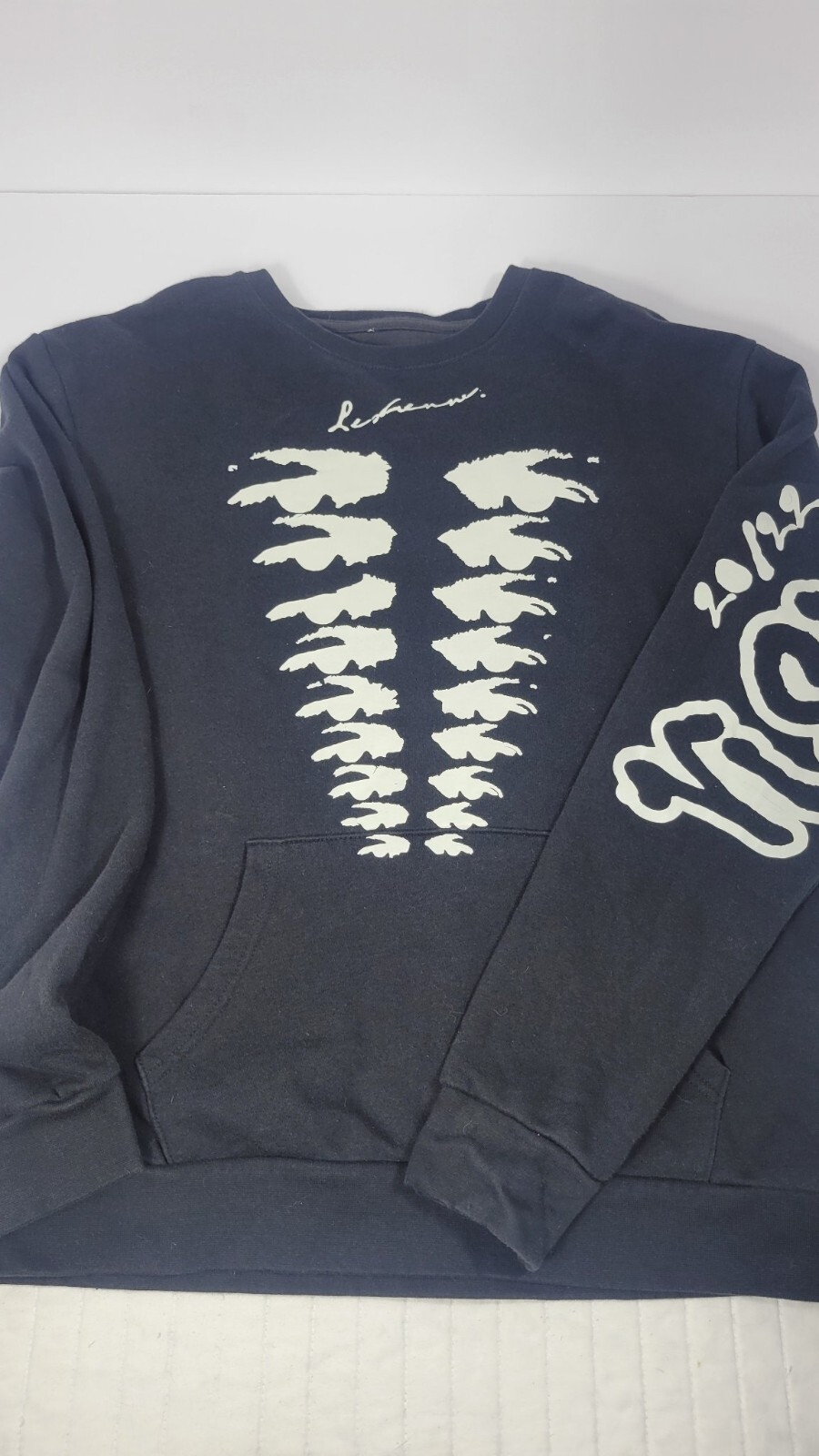 YUNGBLUD Concert Merch Vision 2022 Graphic Sweatshirt Black Les Benjamins
