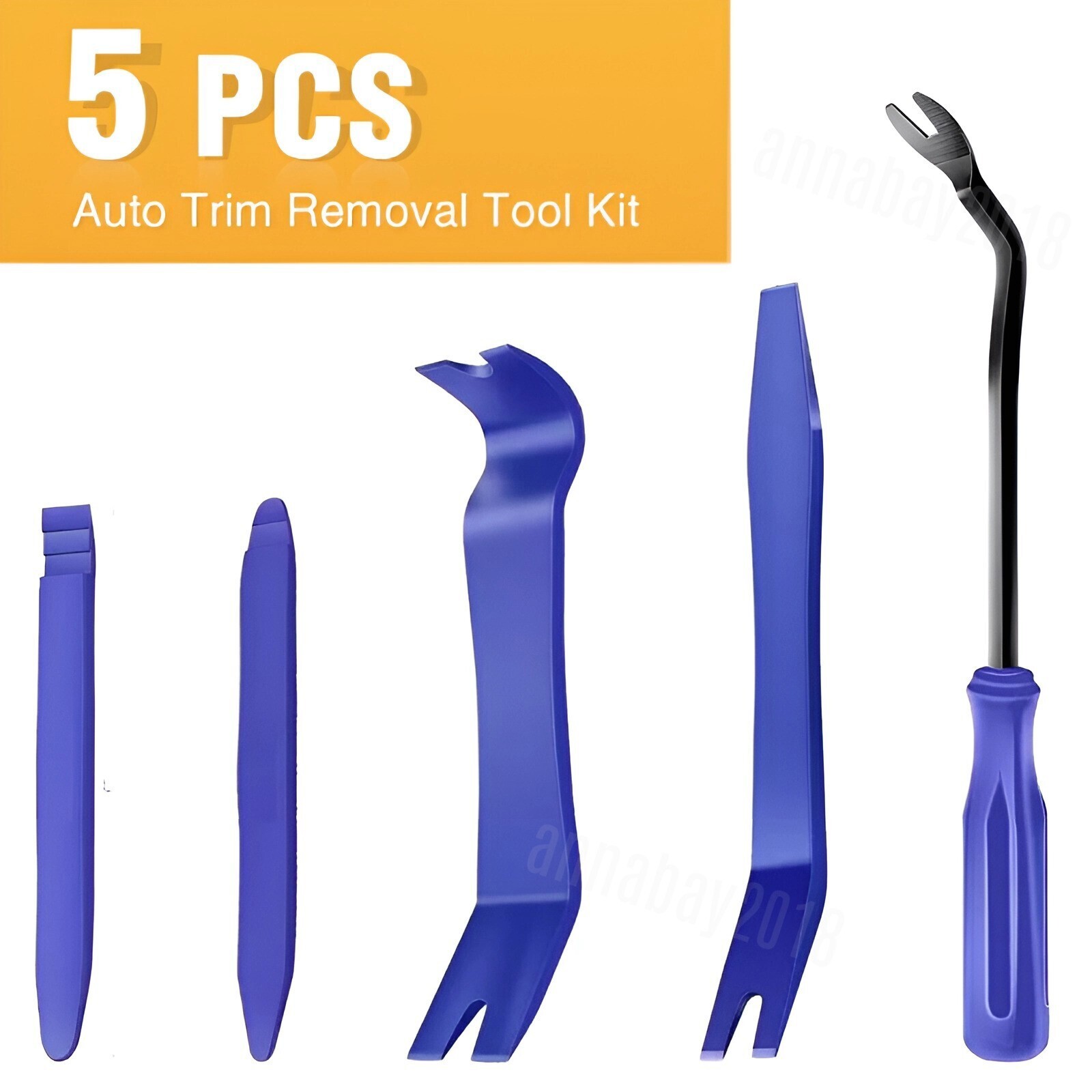 Car Trim Removal Tool Kit Door Panel Fastener Auto Dashboard Plastic Tools Blue