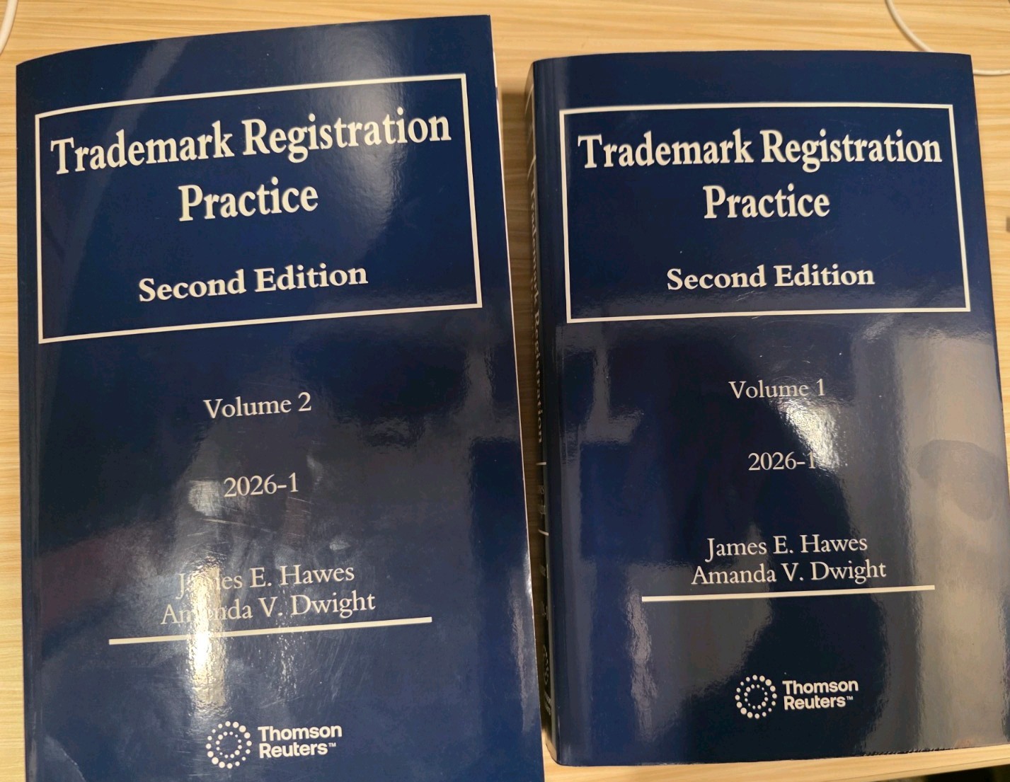 Thomson Reuters Trademark Registration Practice Vol 1&2 l 2nd Ed HC 2026 Hawes