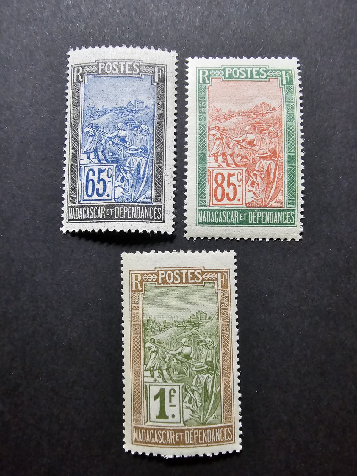 France Colony Madagascar Stamp N°108/141/142 Luxury MNH 1920 New