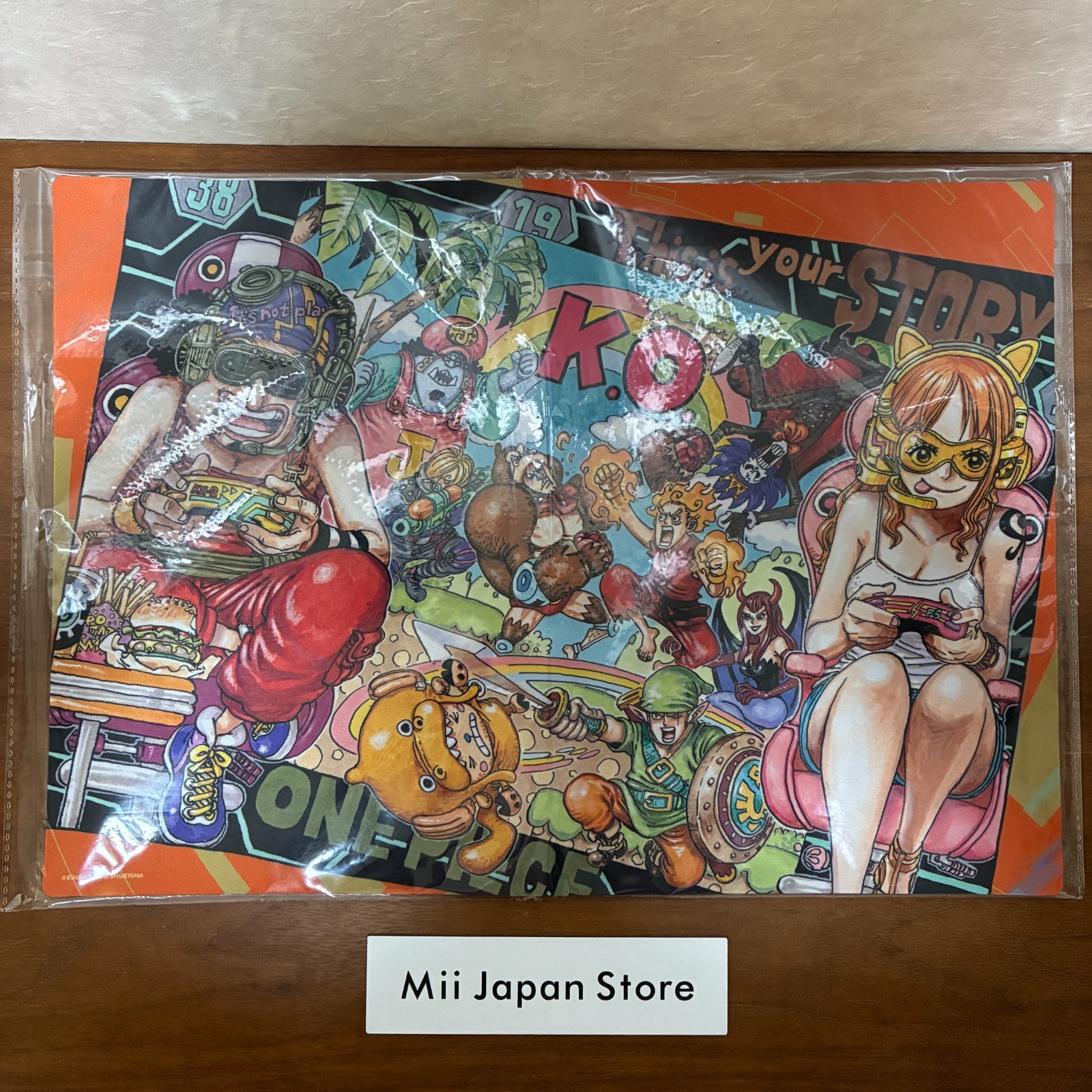 One Piece Official Playmat Jump Festa 2025 Limited Card Game Japan Nami New