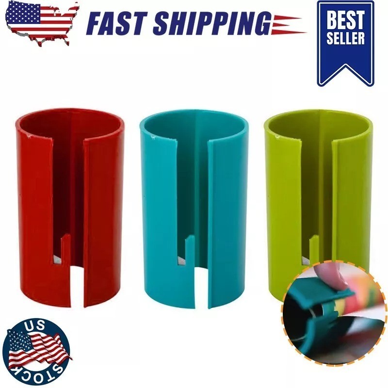 3PCS Sliding Wrapping Paper Cutter Christmas Gift Wrap Paper Craft Cutting Tool