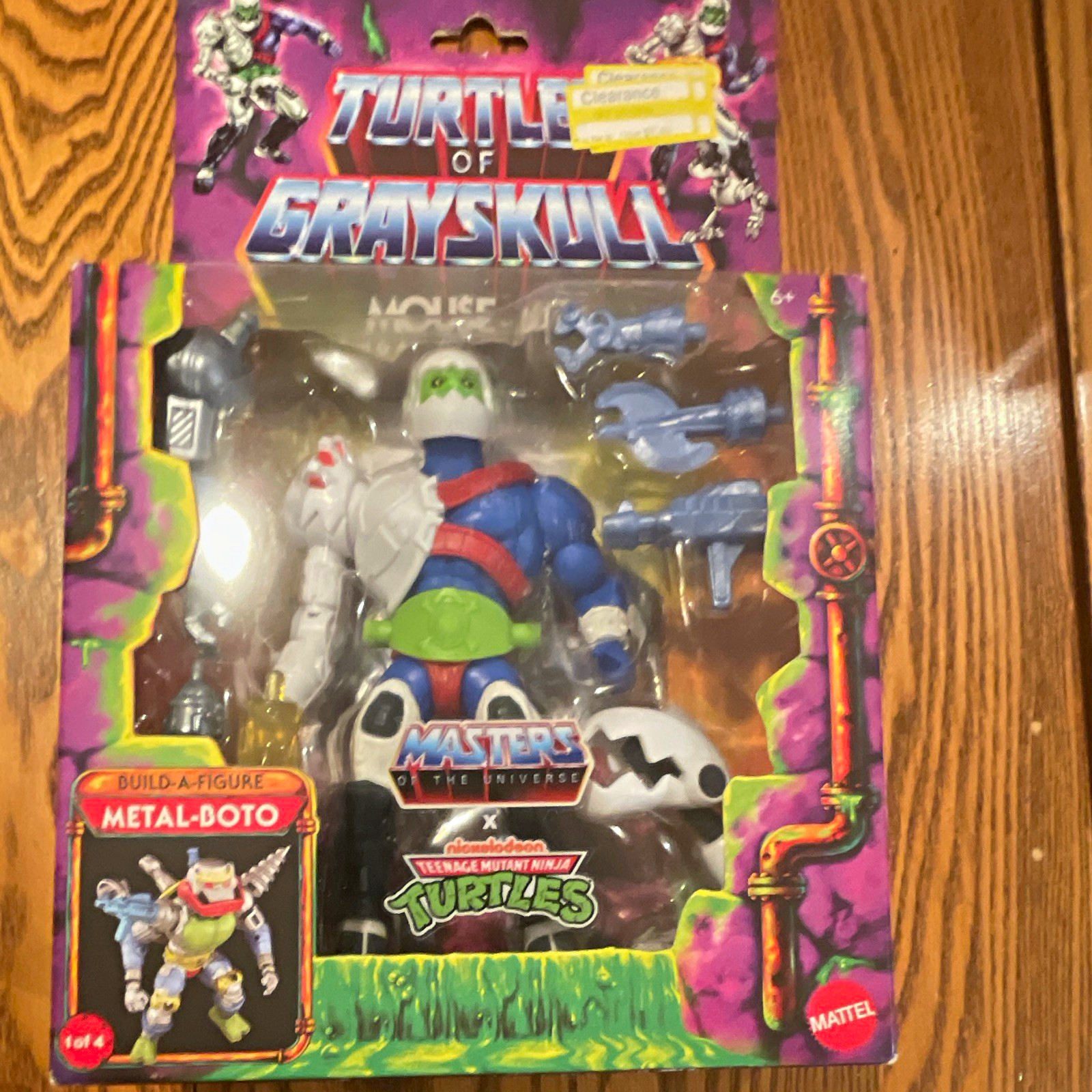Mattel Turtles of Grayskull Mouse-Jaw Action Figure Boxed w/ Weapons 6+ Mattel Turtles of Grayskull Mouse-Jaw Action Figure Boxed w/ Weapons 6+