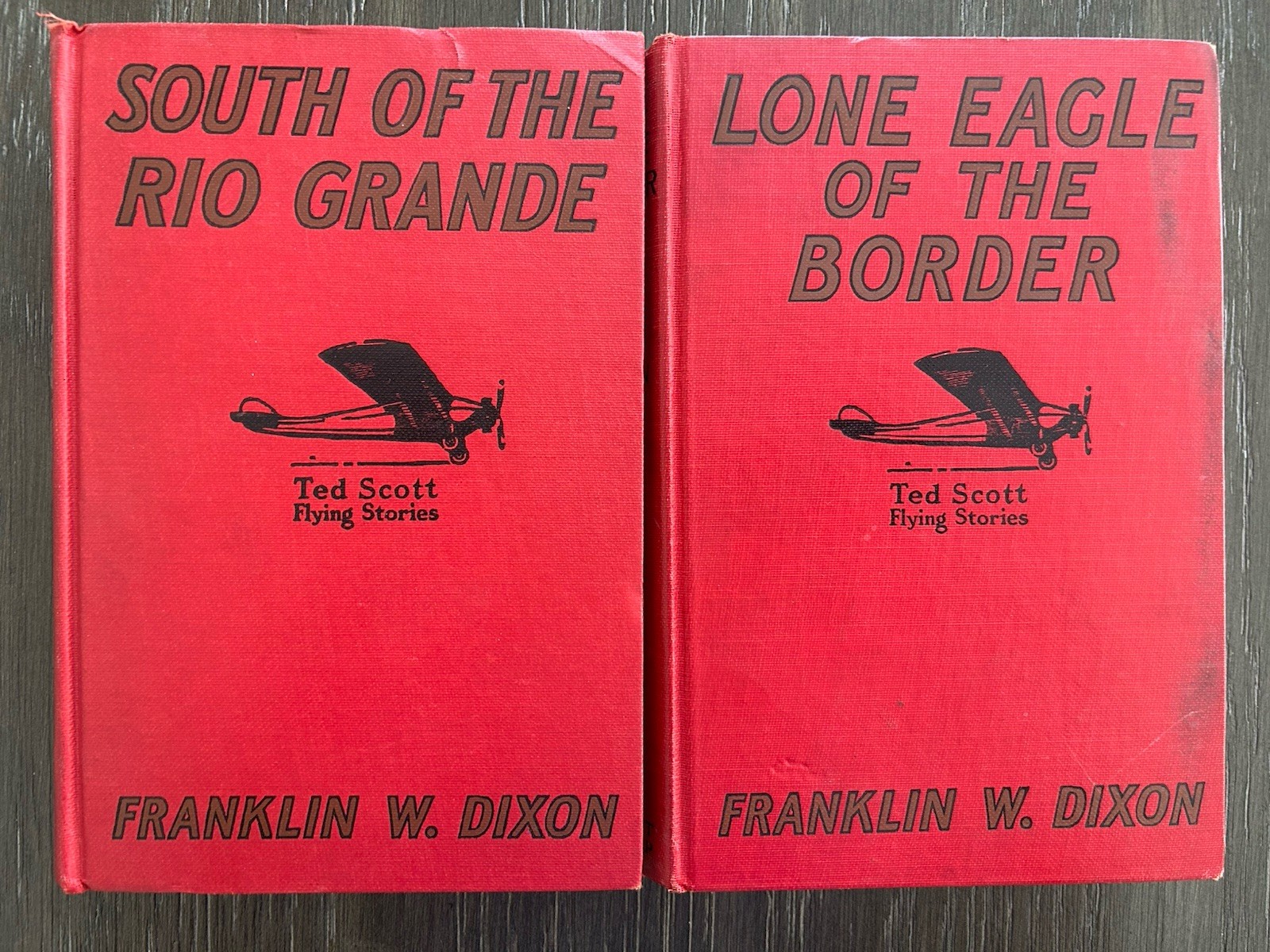 Franklin W Dixon Ted Scott Flying Stories 1928 Lot of 2 Franklin W Dixon Ted Scott Flying Stories 1928 Lot of 2
