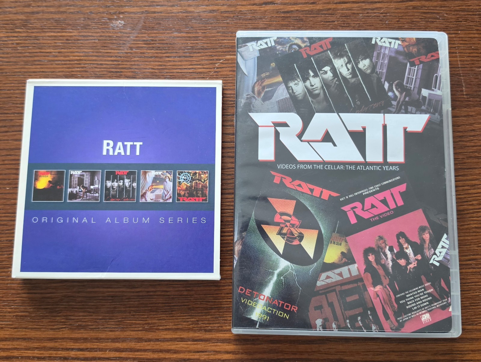 RATT Original Album Series 5-CD Set + Videos From the Cellar DVD RATT Original Album Series 5-CD Set + Videos From the Cellar DVD