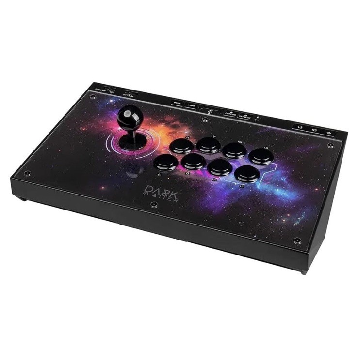 Dark Matter Arcade Fighting Stick USB Wired Key Lock Turbo PS4 PS5 Xbox PC