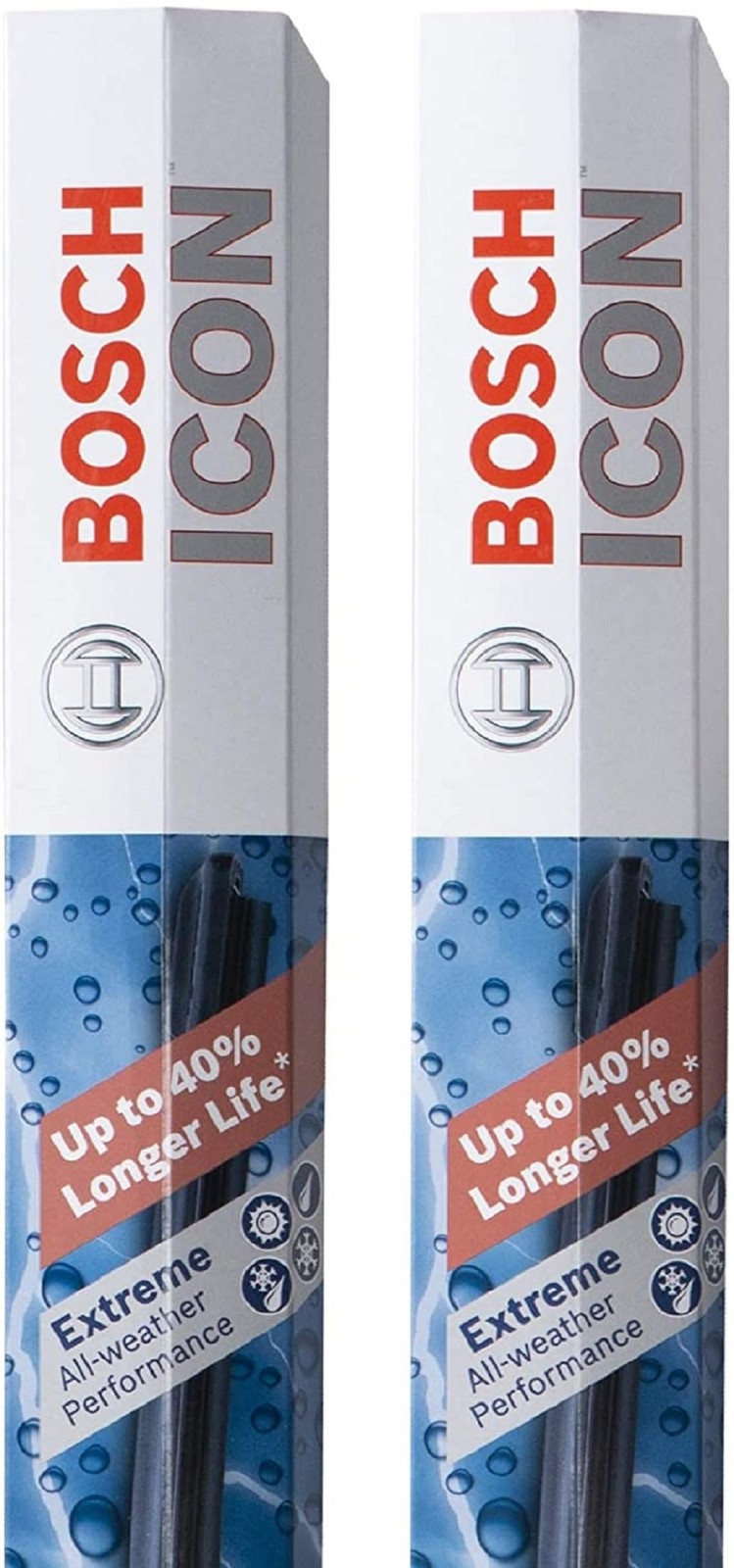 BOSCH 24A22A ICON Beam Wiper Blades - Set of 2 Blades (24A & 22A)