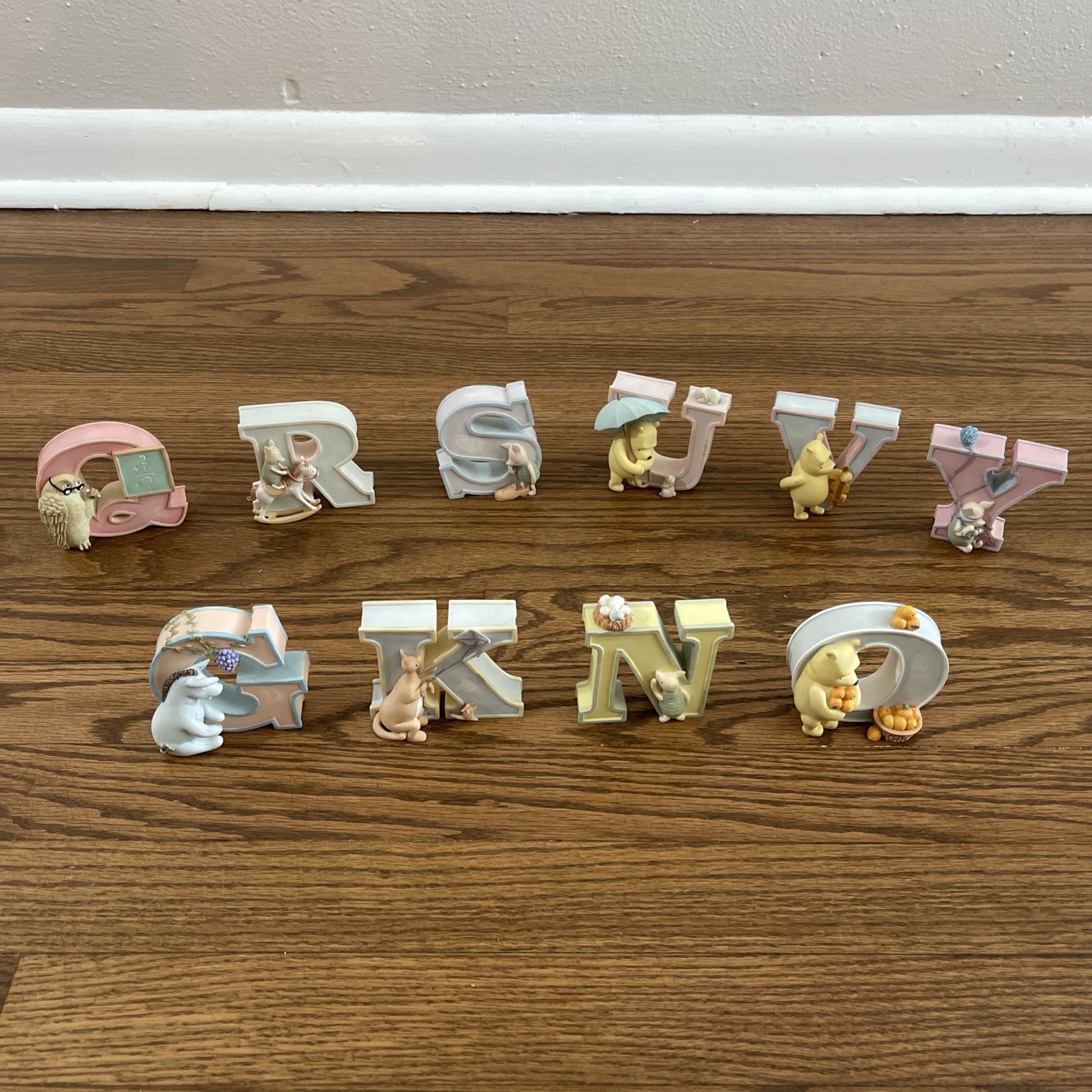 Disney Classic Winnie the Pooh Ceramic Alphabet Letter Michel & Co. You Pick