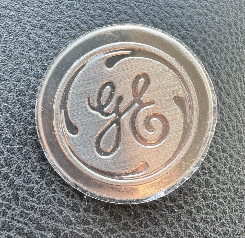 OEM GE Logo /Badge WRO4X10222 Removed From Refrigerator Model # GTS18HGNFRWW OEM GE Logo /Badge WRO4X10222 Removed From Refrigerator Model # GTS18HGNFRWW