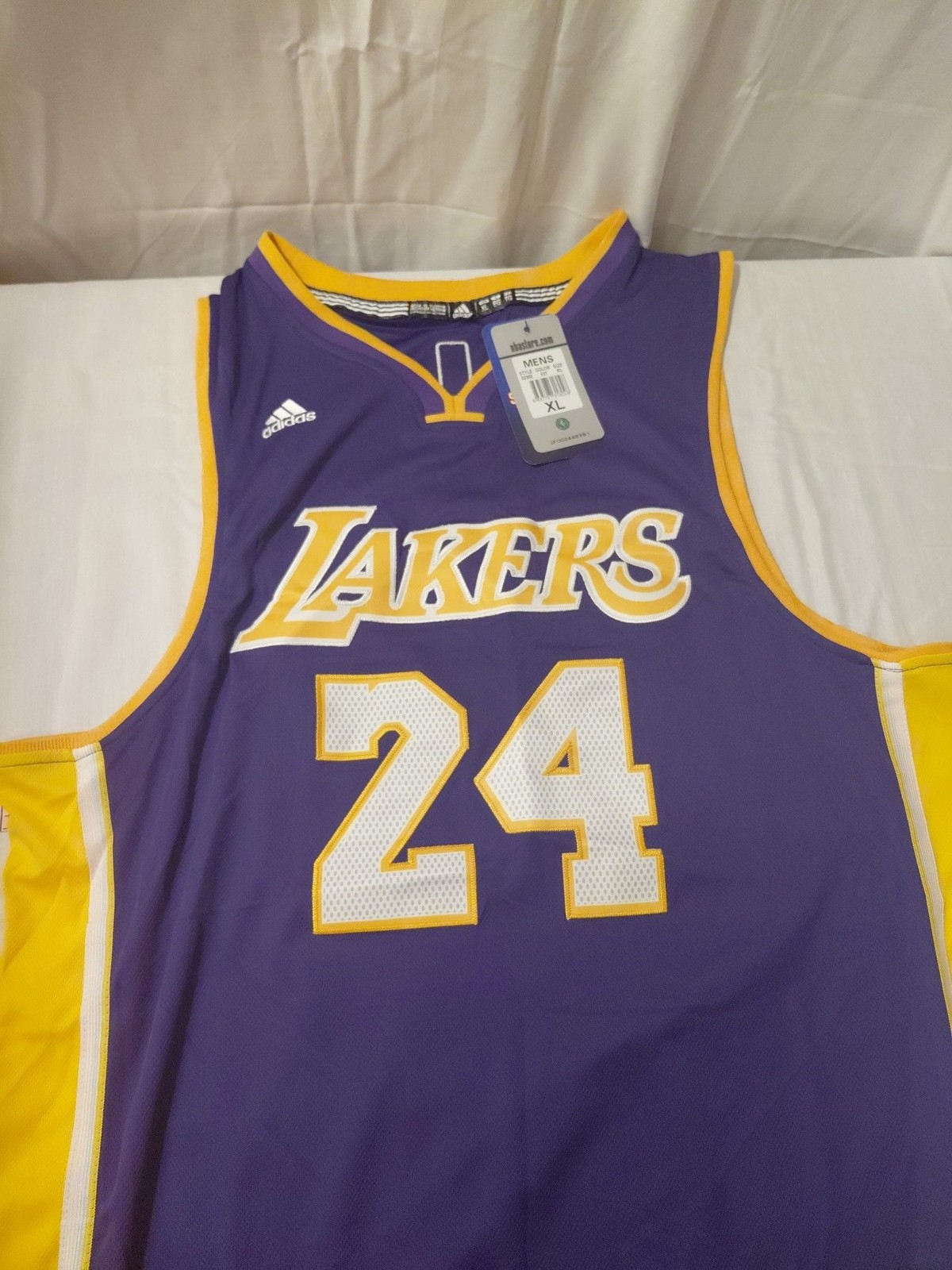 Adidas Los Angeles Lakers Kobe Bryant #24 NBA Basketball New with tags size XL