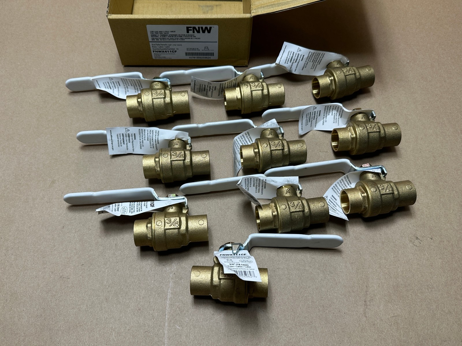 10x Lot FNW FNWX411CF 3/4